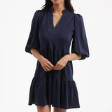 Smith and Quinn Tory Dress in Ponte Navy