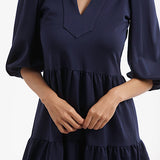 Smith and Quinn Tory Dress in Ponte Navy