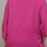 The Margaret Sweater in Magenta