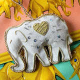 Elephant Ornament made from Irish Linen