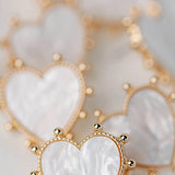 Gold Studded Pink Tortoise Hearts