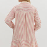 Long Sleeve Pink Stripe Dress (EO)