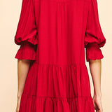 The Josie Dress in Red