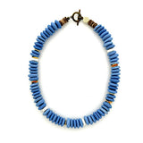 Anchor Beads Short Classic Necklace in Carolina Blue