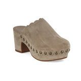 FINAL SALE: Chocolat Blu Gemini in Taupe Suede