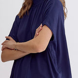 The Elsie Top in Navy