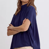 The Elsie Top in Navy