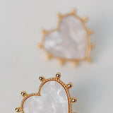 Gold Studded Pink Tortoise Hearts