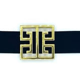 0 Square Greek Key Belt Buckle