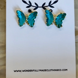 Butterfly Earrings in Spring Colors