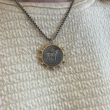 Derby Horse Coin Necklace