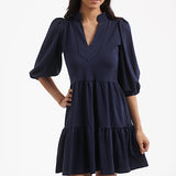 Smith and Quinn Tory Dress in Ponte Navy