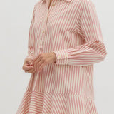 Long Sleeve Pink Stripe Dress (EO)