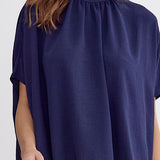 The Elsie Top in Navy