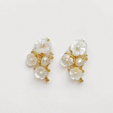 Vivian Drew Delicate Pearl Flower Studs