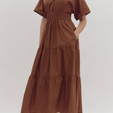 The Lucy Dress in Espresso