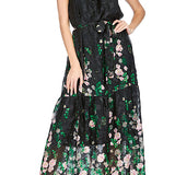 FINAL SALE: JADE Secret Garden Pleated Maxi