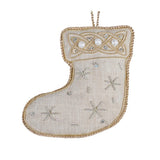 Christmas Stocking made from Irish Linen