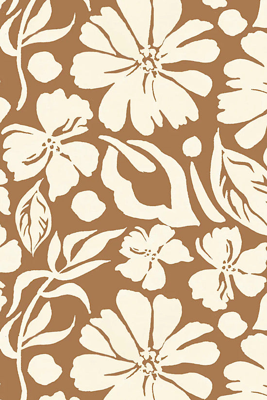 Beau & Ro The Tan Kris Dress in Tan Flower Power